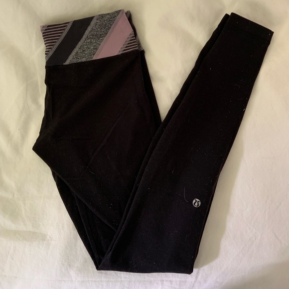lululemon athletica Pants - Lulu lemon Leggings with pattern band